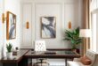 27 Stunning Art Deco Home Offices with Luxurious Gold Accents for Your Inspiration