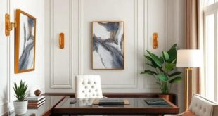 27 Stunning Art Deco Home Offices with Luxurious Gold Accents for Your Inspiration