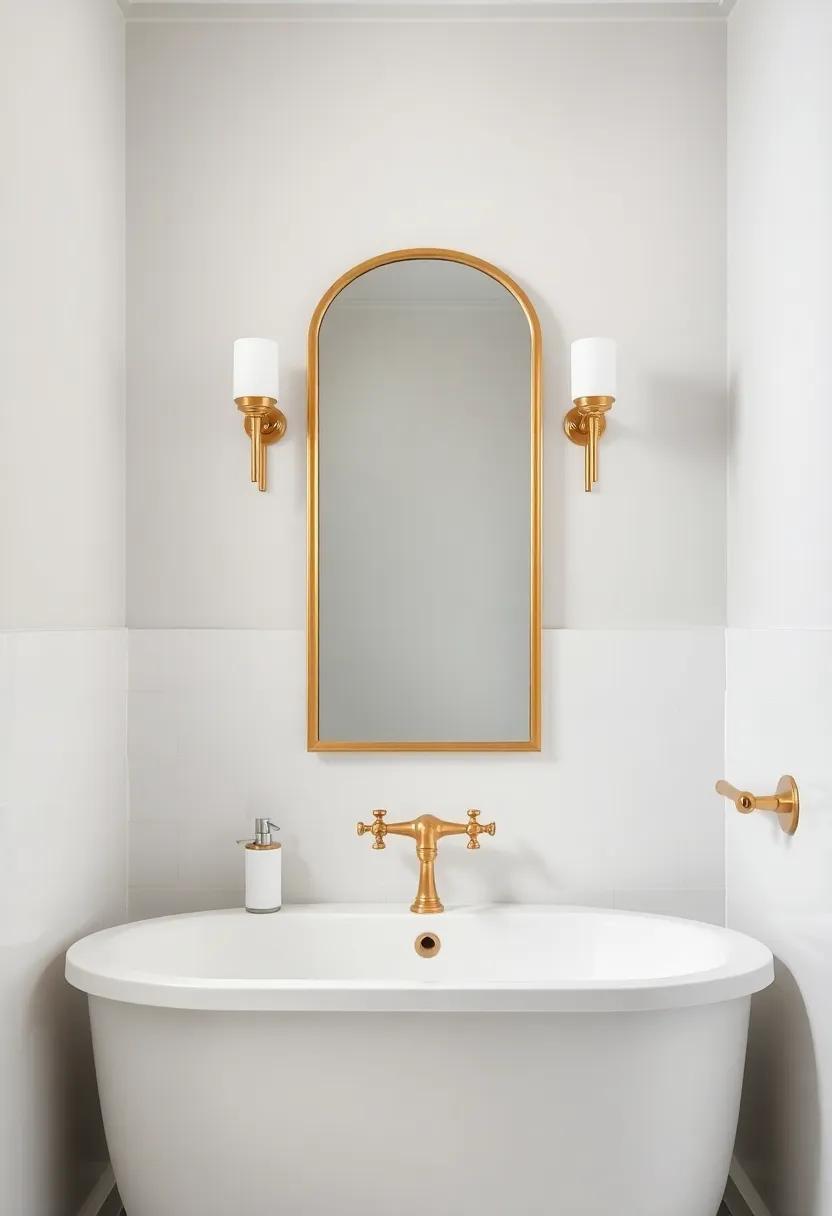 Timeless Elegance: Embracing Classic Bathrooms with Gleaming Brass Fixtures