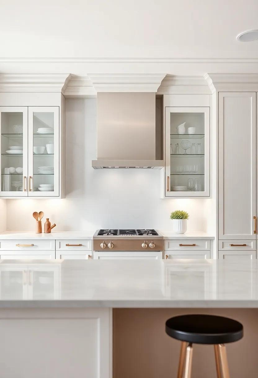 25 Stunning Ideas for Luxury Kitchens Featuring Elegant Glass-Front Cabinets