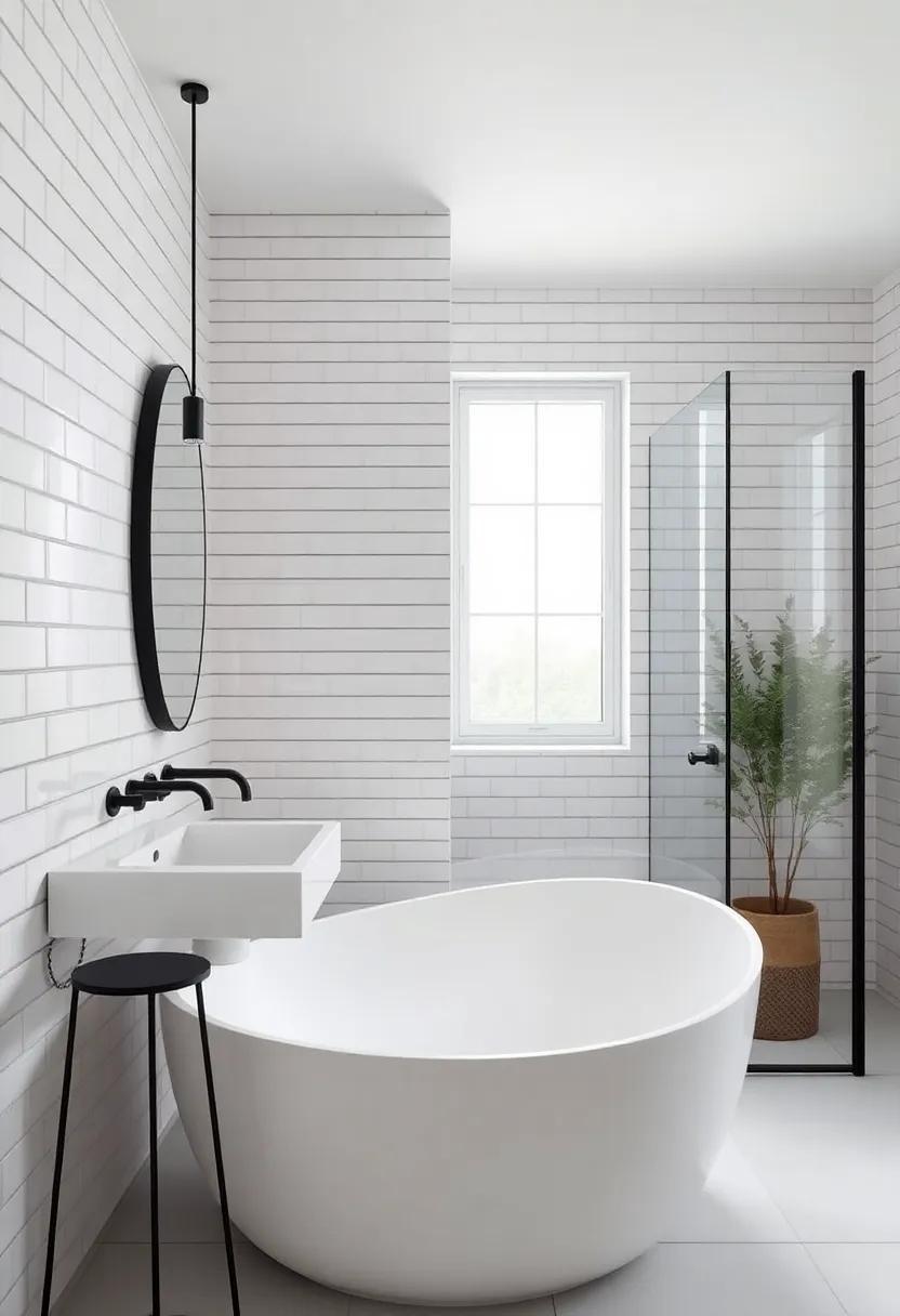 29 Inspiring Modern Farmhouse Bathroom Designs Featuring Timeless Subway Tiles