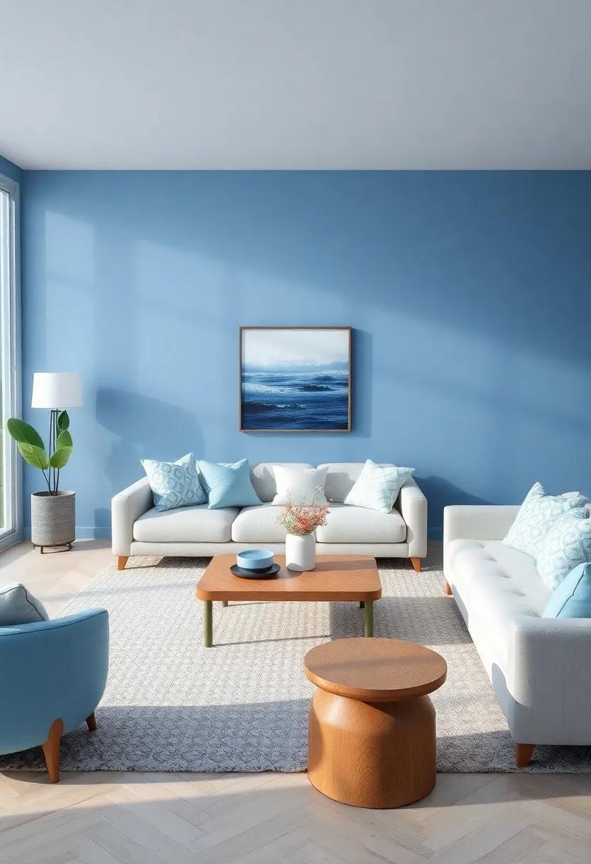 24 Ocean-Inspired Decor Ideas for a Serene Blue Living Room Retreat