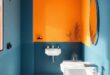 25 Stunning Two-Tone Bathroom Color Combinations with Vibrant Accents to Inspire Your Home
