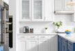 25 Stunning Ideas for White and Blue Kitchen Cabinets: Style Your Space with Elegance