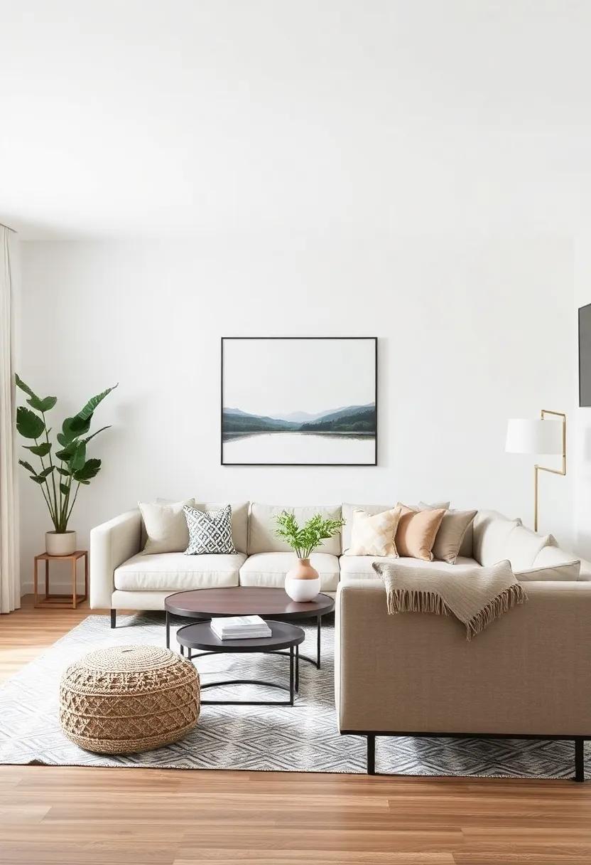 Elevate Your Space: Inspiring Neutral Decor Ideas for Apartment Living Room Walls