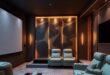 25 Spectacular Luxury Home Theaters Enhanced by Striking Metallic Accents