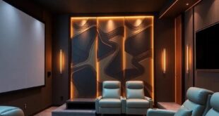 25 Spectacular Luxury Home Theaters Enhanced by Striking Metallic Accents