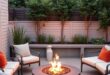 Cozy Corners: Small Patio Ideas Featuring Compact Fire Pits for Intimate Gatherings