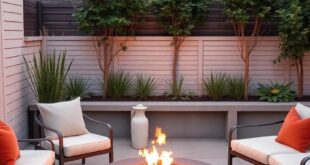 Cozy Corners: Small Patio Ideas Featuring Compact Fire Pits for Intimate Gatherings