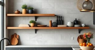 25 Stunning Rustic Kitchen Floating Shelves to Elevate Your Culinary Space