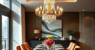 Elevate Your Space: Designing a Dining Room Around a Stunning High-End Chandelier