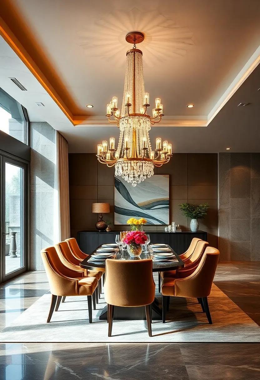 Elevate Your Space: Designing a Dining Room Around a Stunning High-End Chandelier