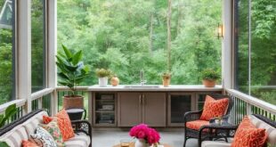 Elevate Your Outdoor Experience: Exploring Screened Porch Bars with Built-In Counters