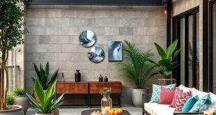 25 Stunning Industrial Outdoor Spaces Featuring Stylish Metal Planters