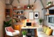 25 Inspiring Small Home Offices with Pegboard Walls for Stylish Supply Storage