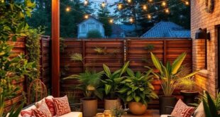 Enchanting Outdoor Spaces: Transform Your Garden Fencing with String Lights