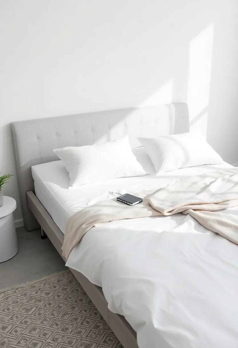 The Adjustable Bed with USB Charging: Featuring USB ports on either side, this bed allows you to keep your devices charged and at arm’s reach, perfect for the tech-savvy sleeper