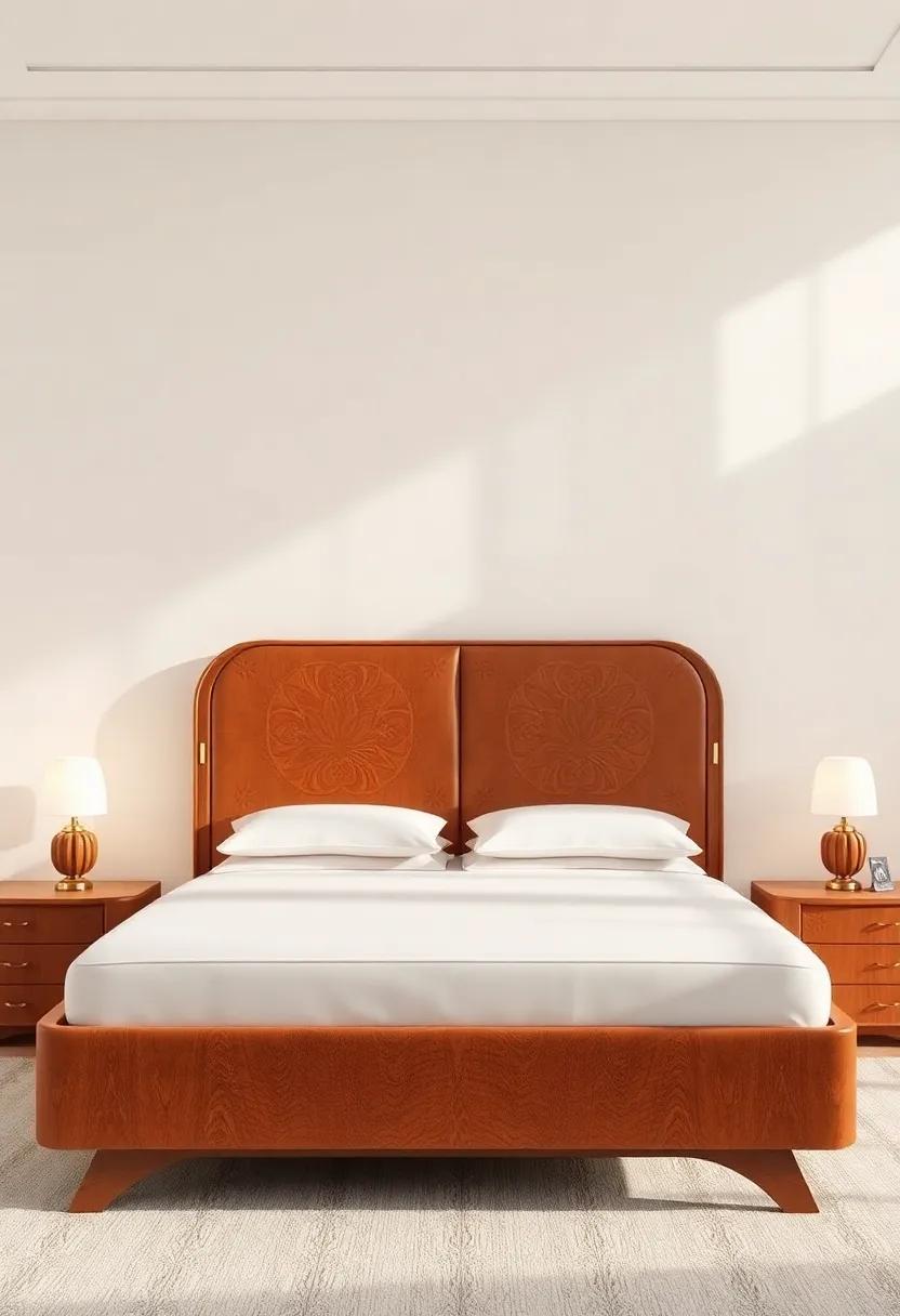 The Aesthetic Art Deco bed: Combining vintage charm with modern technology, this adjustable bed features elegant design elements while ensuring a luxurious sleep experience