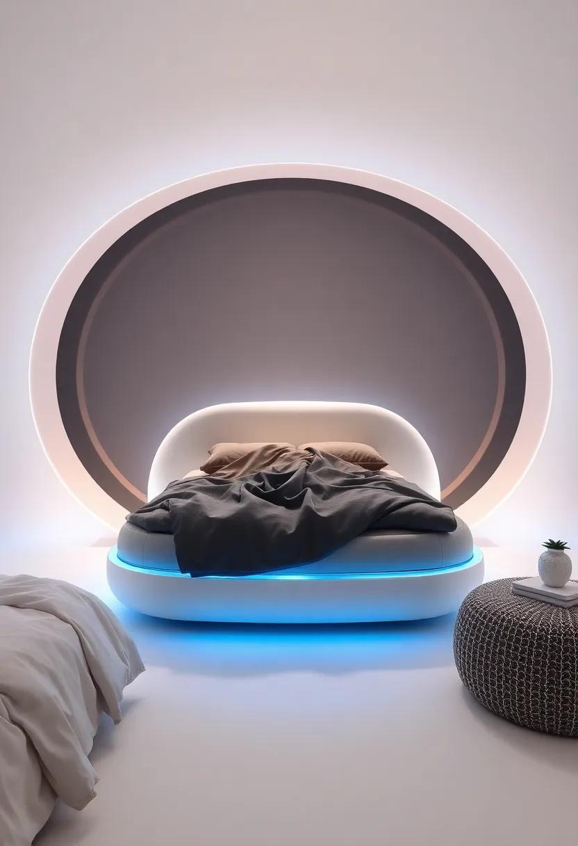 the Biorhythm Adaptive Bed: This innovative design adjusts your position based on your natural biorhythms, promoting a more restorative sleep experience