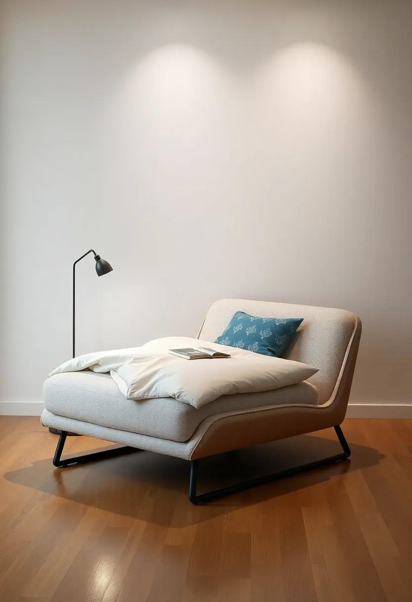 The Ergonomic Chair Bed: Transforming from a supportive bed to a cozy chair, this adjustable design is perfect for reading or watching TV while relaxing