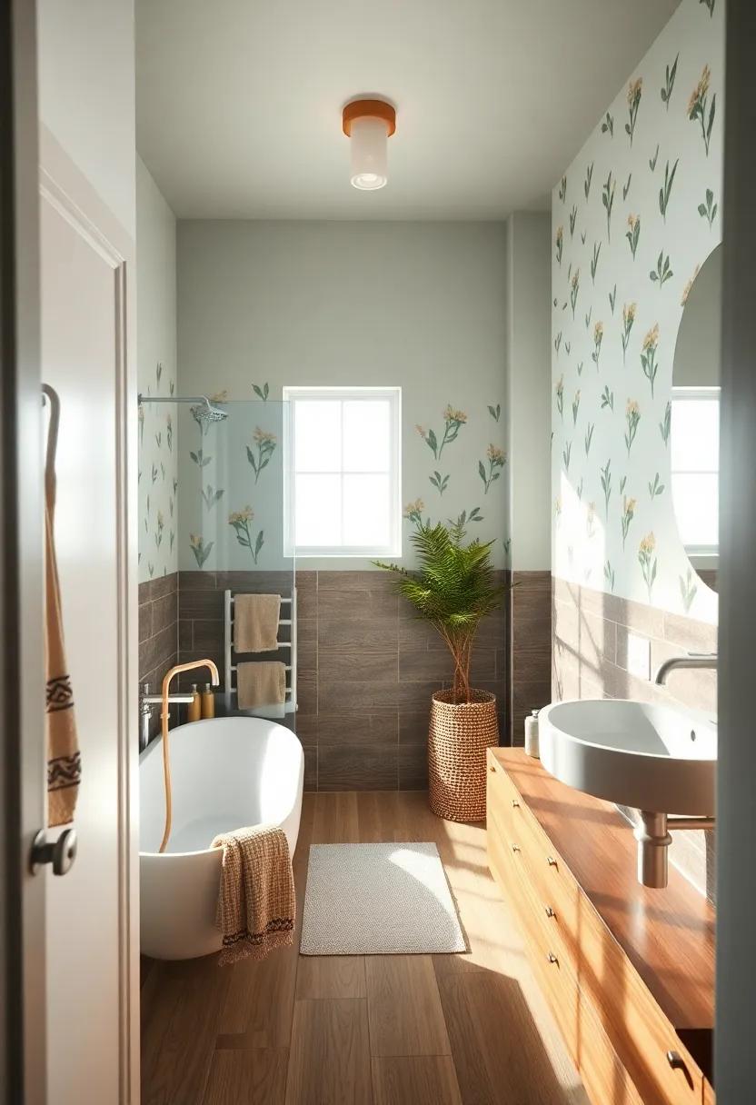 Whimsical Wall Decals:⁤ Use removable wall decals ⁤to ​add​ playful‍ patterns or designs in your bathroom without the commitment of paint