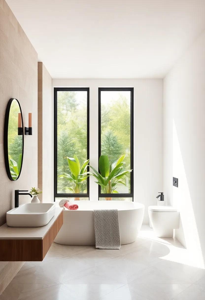 Contemporary Contrast: Pair sleek black-framed windows with bright white walls, creating a ⁣striking ⁤contrast that enhances both the natural ⁣light and modern ⁤aesthetic