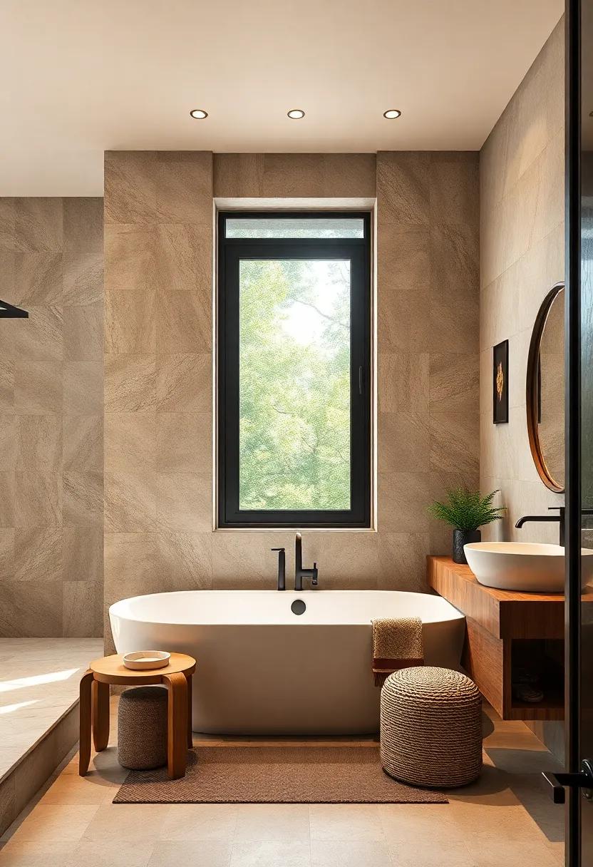 Secured by ​Style: consider vertical windows that maintain privacy while⁢ maximizing⁢ light, serving as stylish accents ⁢in a modern bathroom design