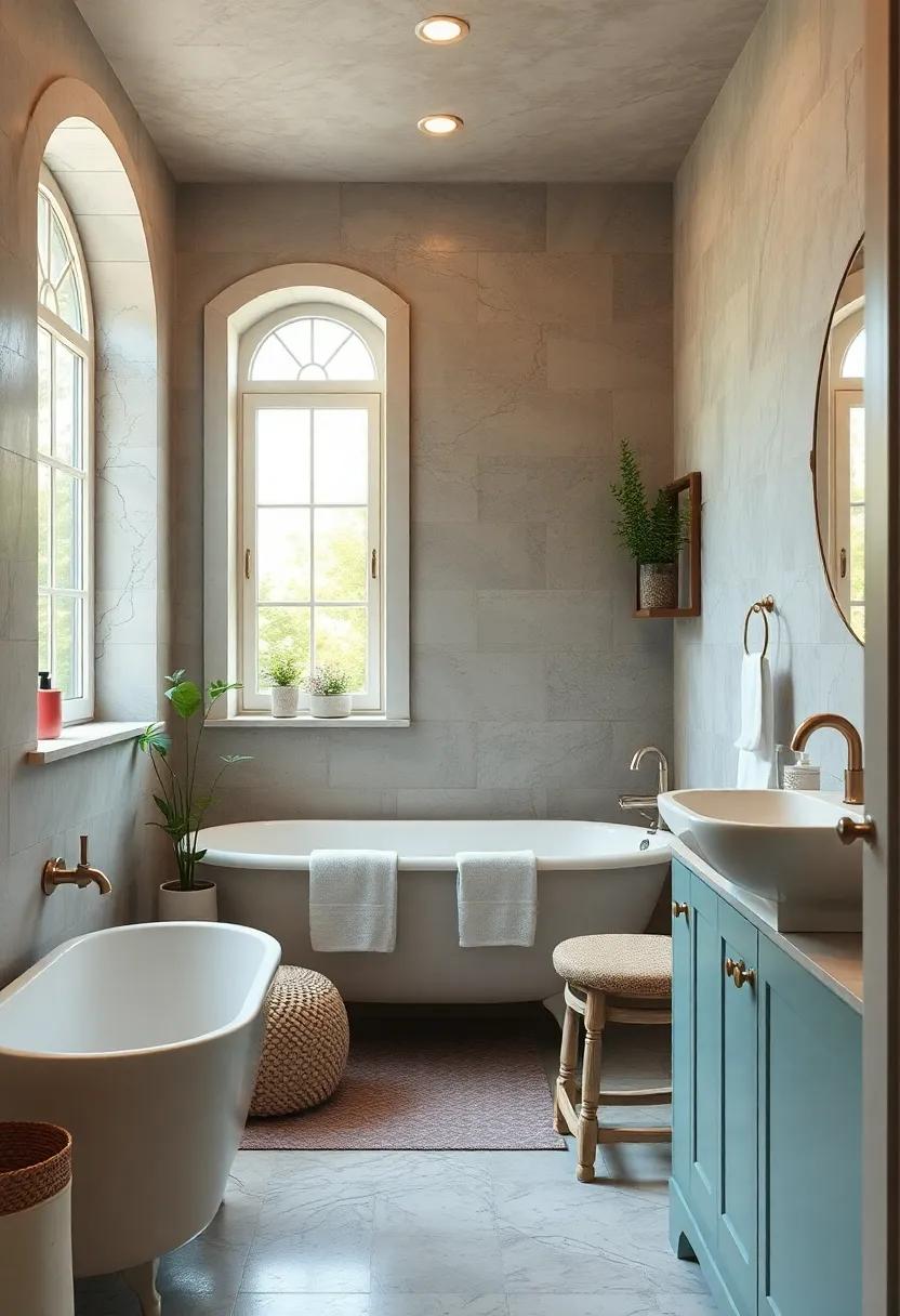 Vintage Vibes: Infuse character with antique-style windows in pastel hues, enhancing the nostalgic charm while letting‌ in gentle, diffused light