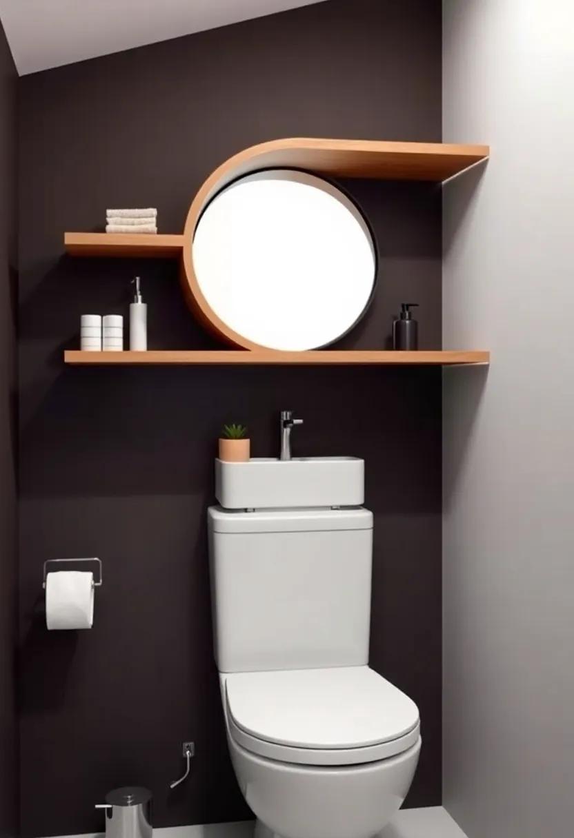 Artful Curved Shelving: Opt for​ shelves with a gentle curve for an artistic flair that contrasts with⁢ the angular lines typically found in bathrooms