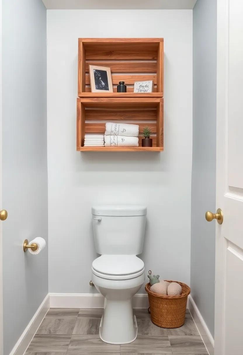 Rustic crate Shelves:⁣ Stack or hang ‌wooden crates for a DIY rustic​ shelf solution that ‍adds character​ and ‌a bit of farmhouse flair