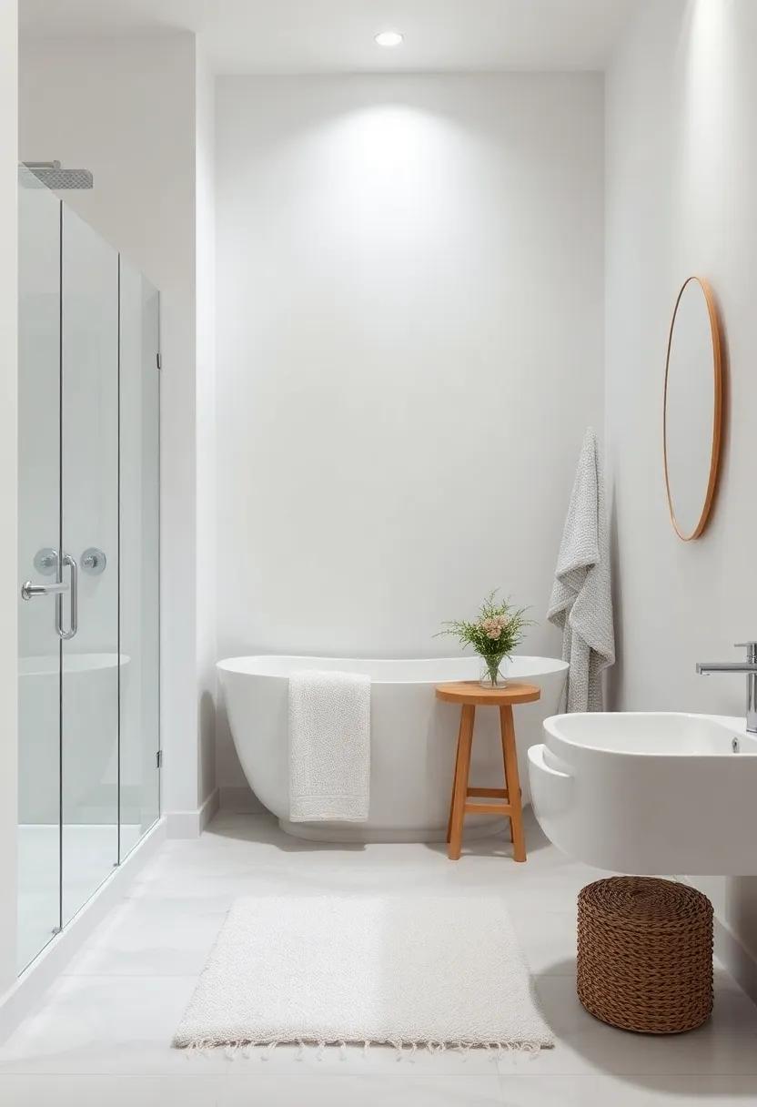 Add‍ Soft Textiles: Plush towels, a cozy bath mat, and a comfy robe elevate comfort and make the space feel inviting