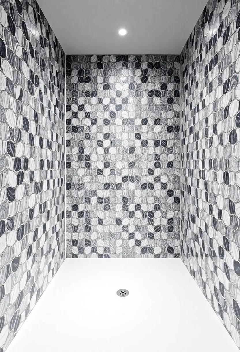 Create a ‌Focal Point: A unique shower ⁢tile⁤ pattern ⁣or an eye-catching feature wall draws the eye and adds⁤ personality