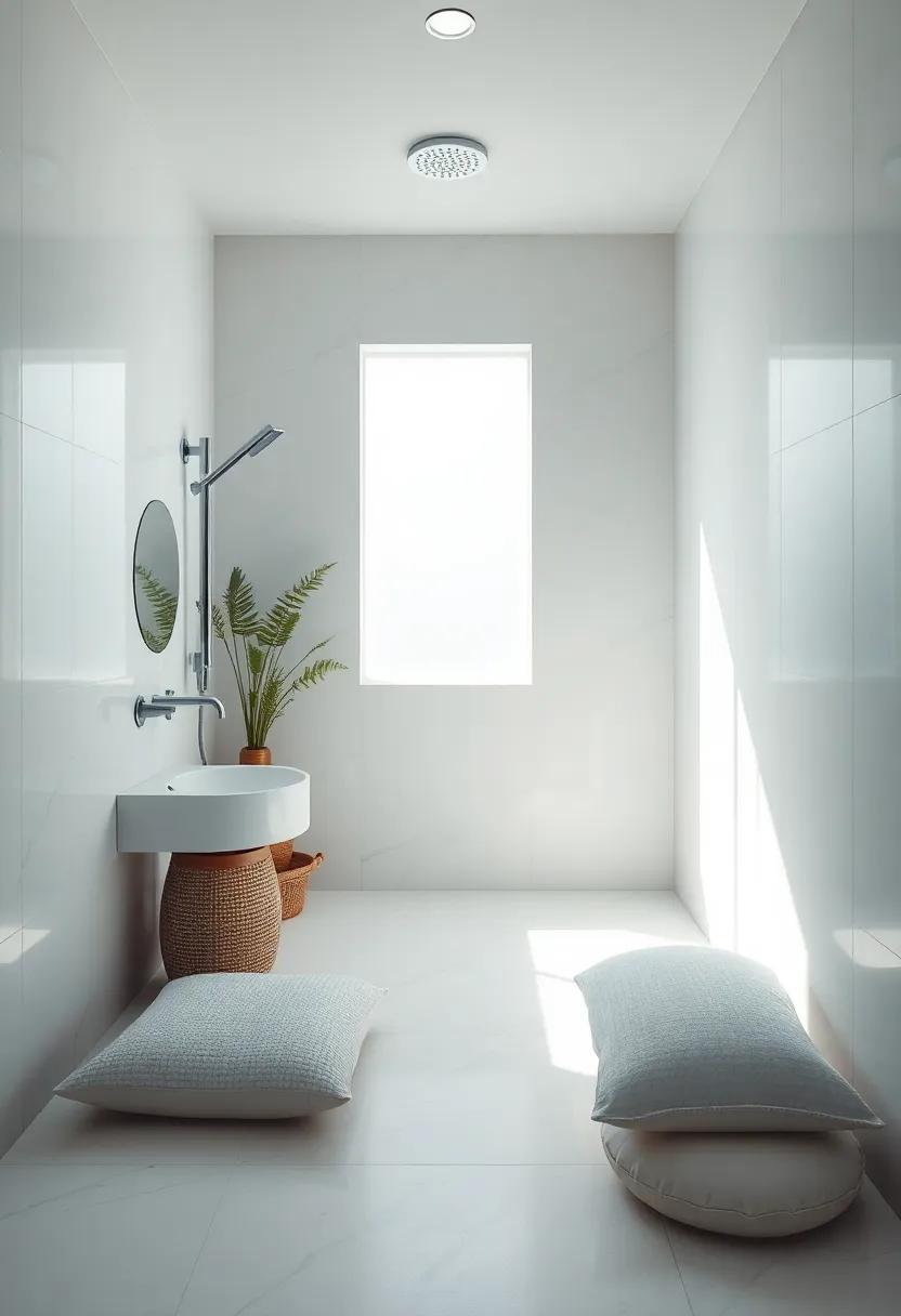Incorporate a ​Meditation Space: A small corner with cushions or a serene spot can serve as a peaceful retreat⁢ post-shower