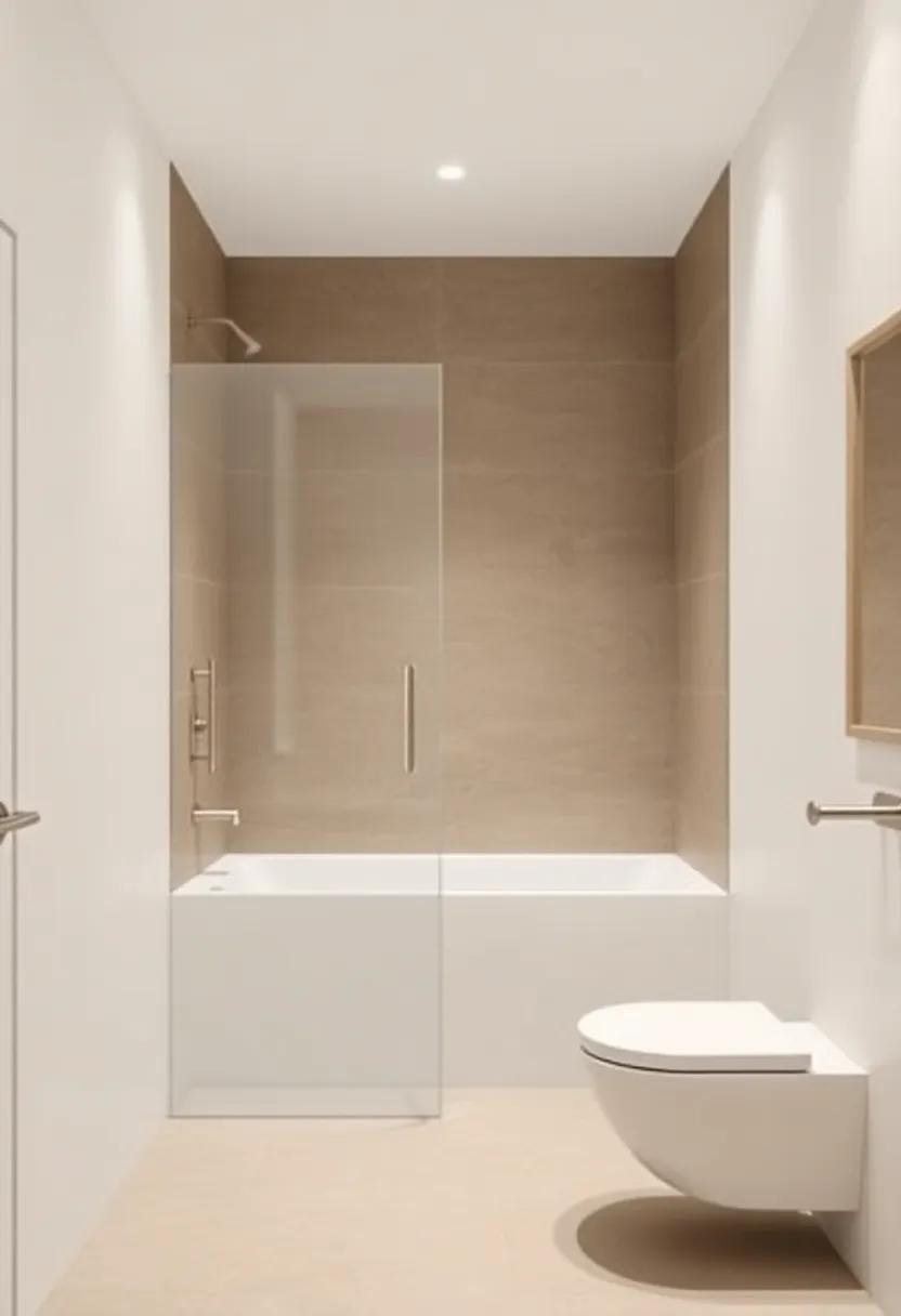 Install Glass Shower Doors: Replace⁣ shower ⁣curtains with glass doors for a more open⁤ and airy ​feel