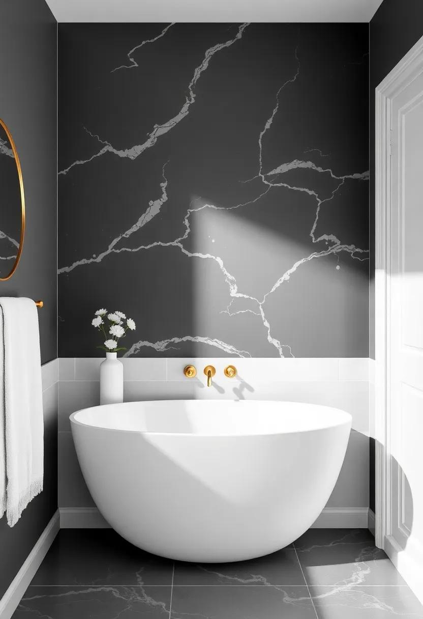 Monochromatic Accents with a Splash of Gold