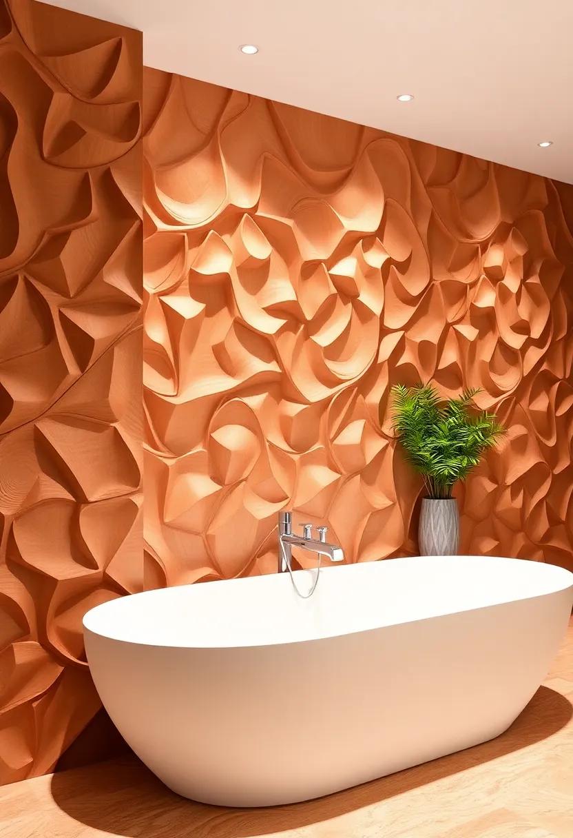 Transformative Texture: 3D ⁣Wall Art ⁤Installations