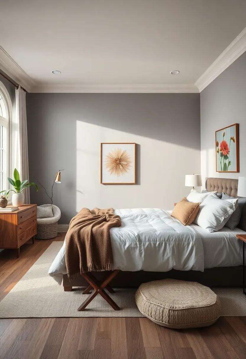 Soft Dove Gray: Create a serene sanctuary with soft dove⁣ gray, the perfect backdrop for layering textures and eclectic decor