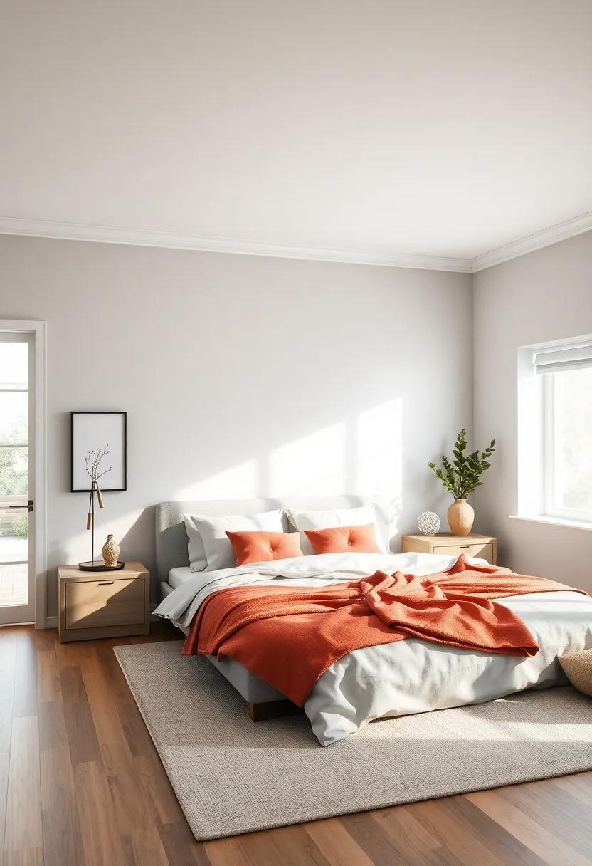 warm Taupe Gray: Achieve a comforting atmosphere with warm taupe gray, creating a welcoming space that harmonizes beautifully ⁤with natural wood