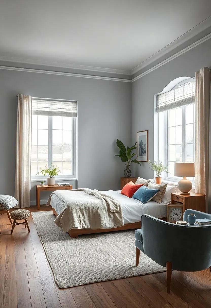 Cloudy Sky: Embrace tranquility with a cloudy sky ⁢gray, a light, airy hue perfect ‍for creating a soothing, open feeling in smaller spaces