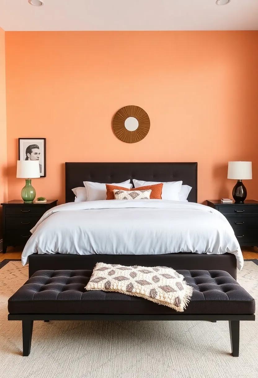 Charcoal and Fuchsia Burst: Use dramatic⁣ charcoal walls as a canvas for vibrant fuchsia accents, captivating your​ senses with playful energy