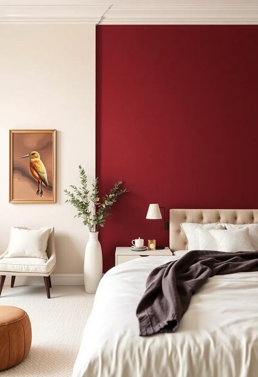 Classic Burgundy and​ Soft Ivory: Garnish your walls with deep burgundy complemented by gentle ⁢ivory⁤ accents that echo sophistication and warmth