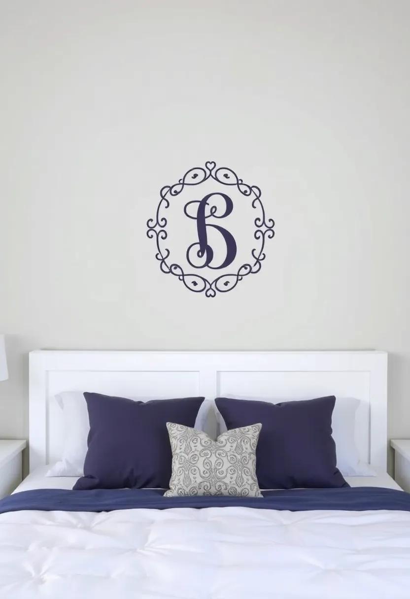 Personalized Monograms: Let your personality shine through with custom monogram decals that showcase ⁢your initials or family name, adding a personal⁤ touch to your space