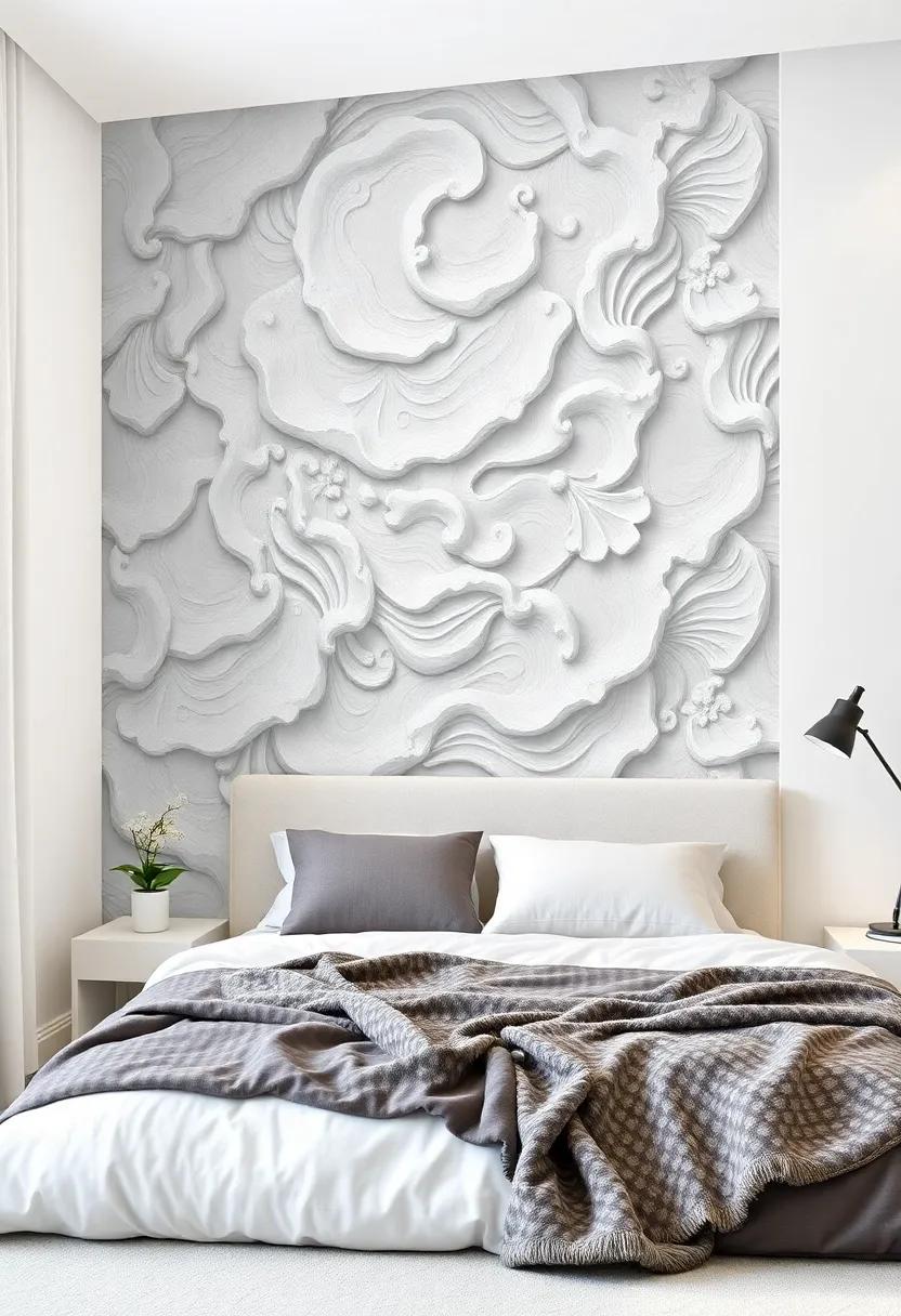 3D Wall Decals: Use 3D decals to create the illusion of depth ‌and​ texture, ‌transforming a flat wall ⁤into a stunning focal point