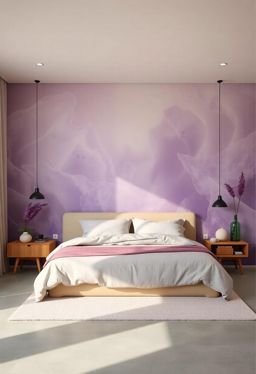 Into the Mist: Soft Lavenders for a Dreamy Bedroom Escape