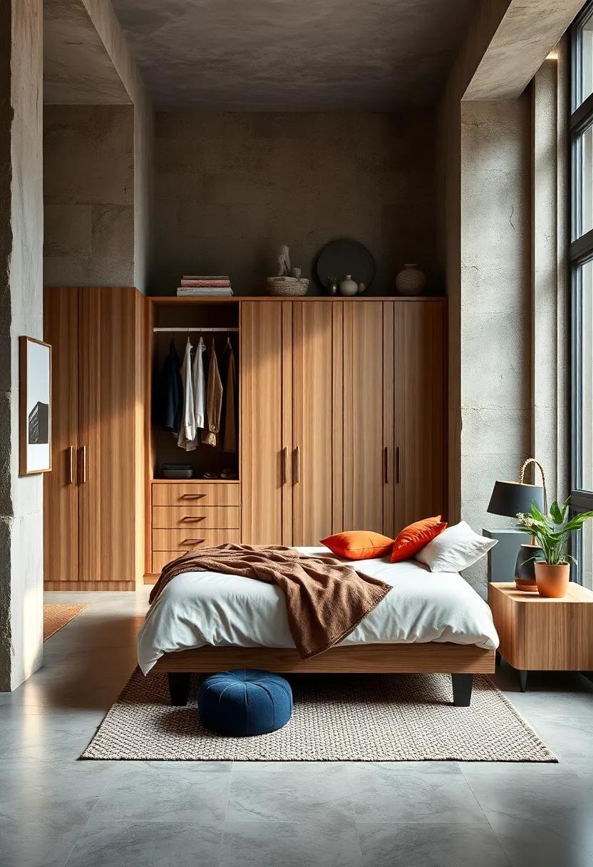 Invest in a Multi-Functional Bed: ⁣Choose a bed with built-in drawers or a lofted design to create space underneath for storage