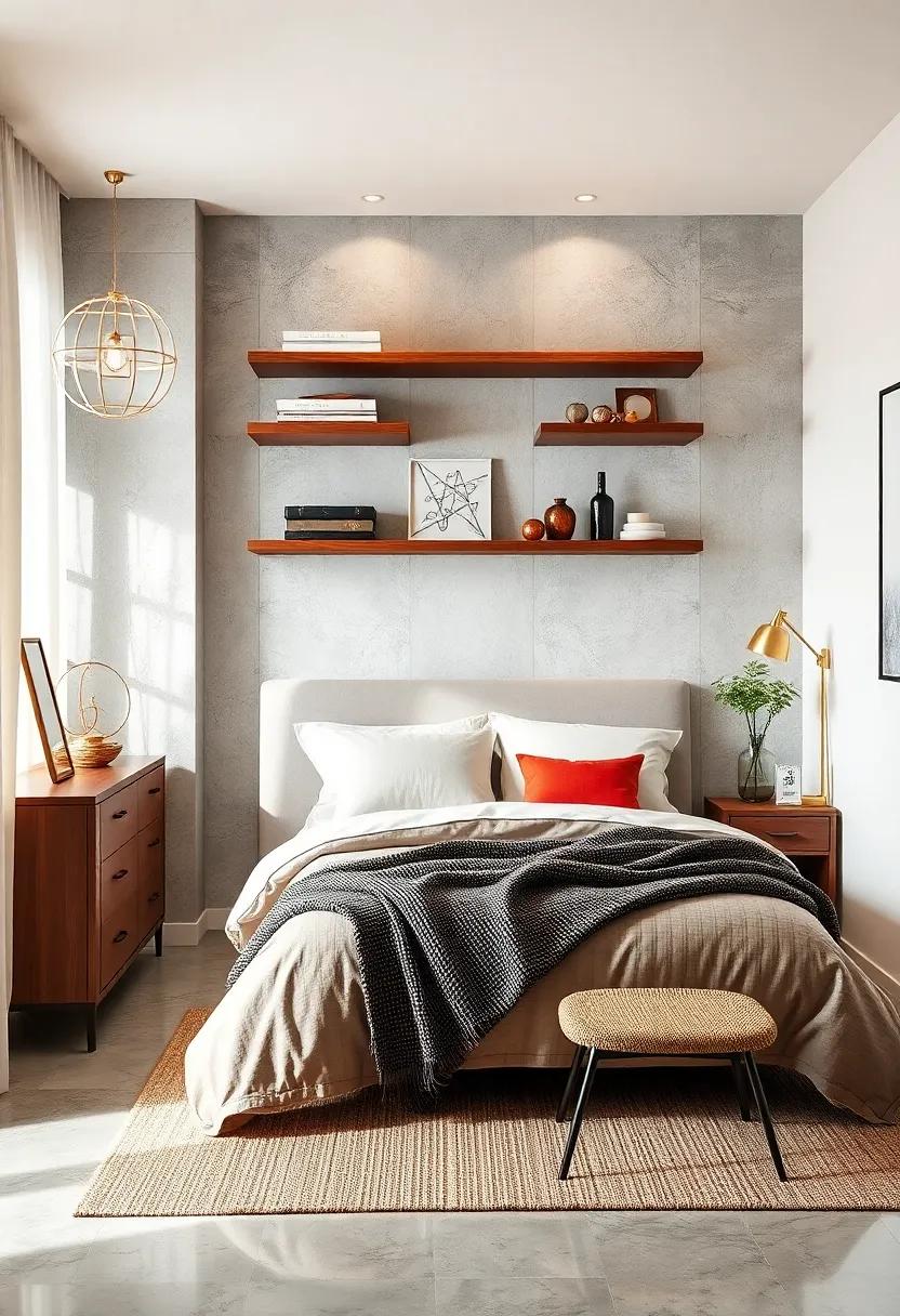 Use Floating‍ Shelves: Install‌ floating shelves above your ​dresser or nightstand to display decor while ​keeping essentials organized