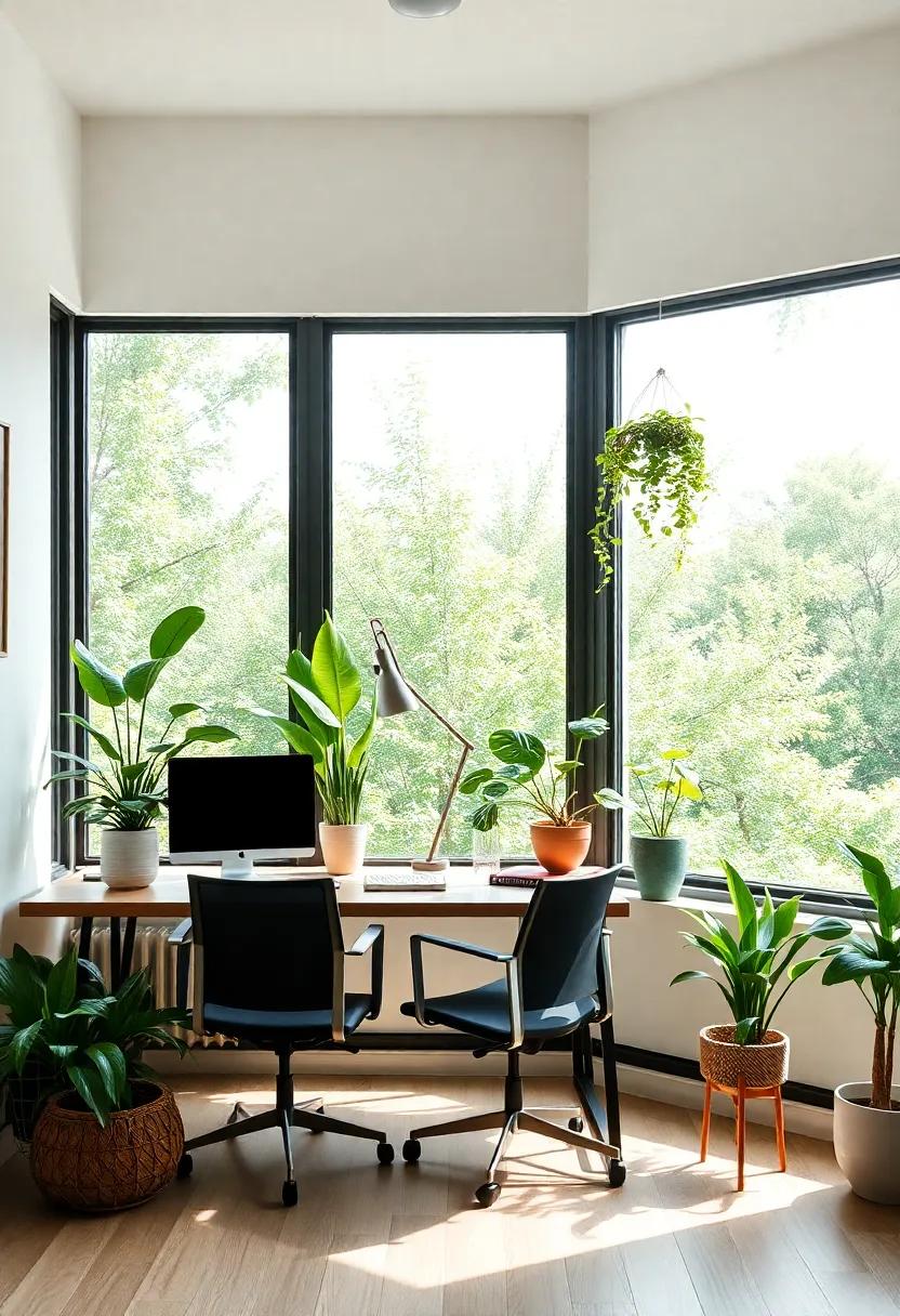 Incorporating Indoor Plants for a lively⁢ Home Office Atmosphere