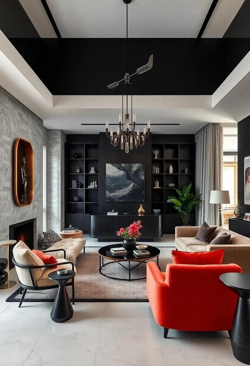 Mix and ⁢Match Styles: Blend classic black elements with ⁤contemporary designs for an eclectic‌ luxury look that shows personality