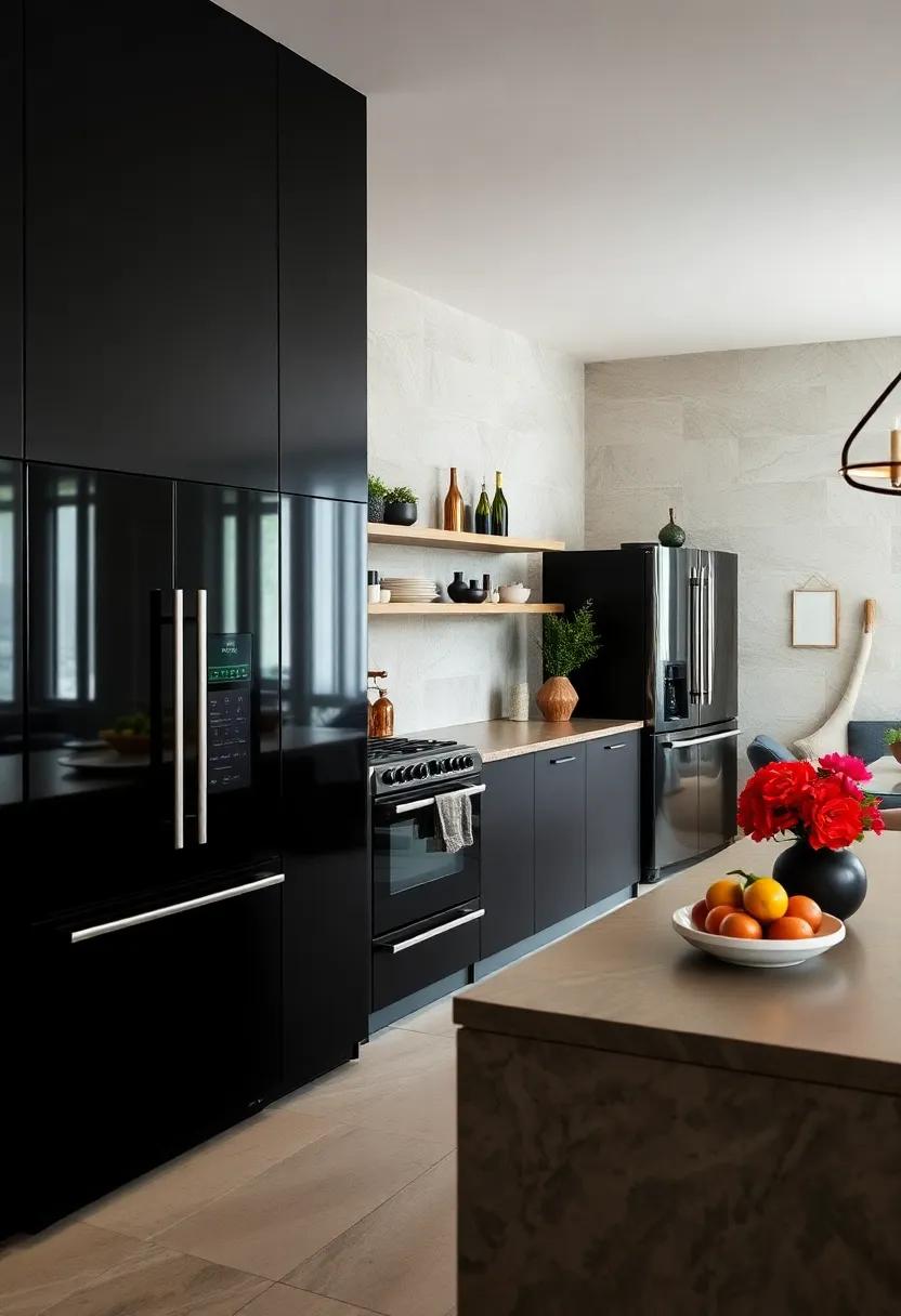 Sleek‍ Black Appliances: Upgrade to black ‌kitchen appliances⁣ that offer‌ not ‌just ⁣functionality but‍ also ​a ⁤seamless aesthetic