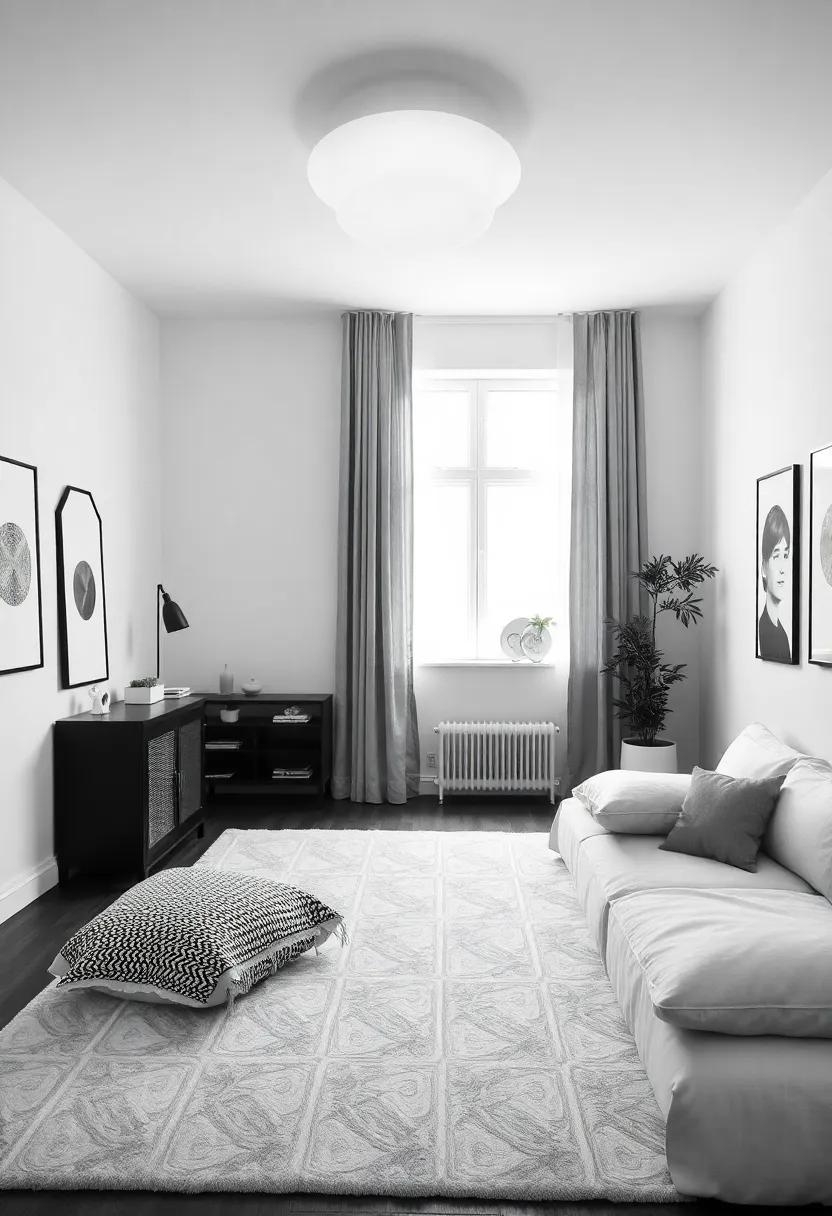 Balancing Minimalism and Comfort in Monochrome Designs